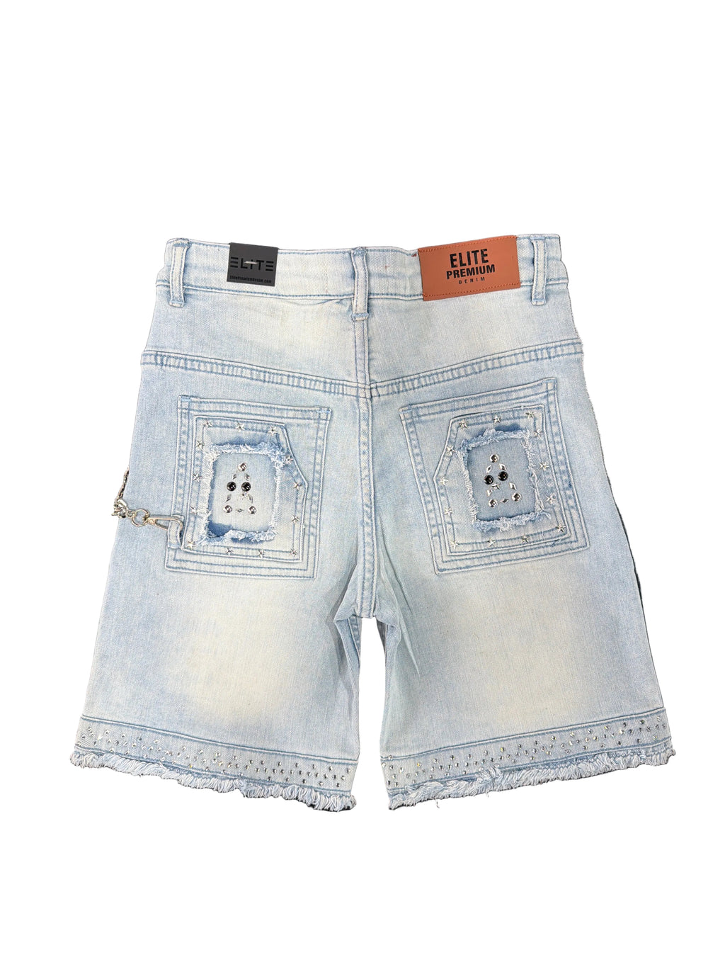 Elite Premium Denim light blue Jean shorts