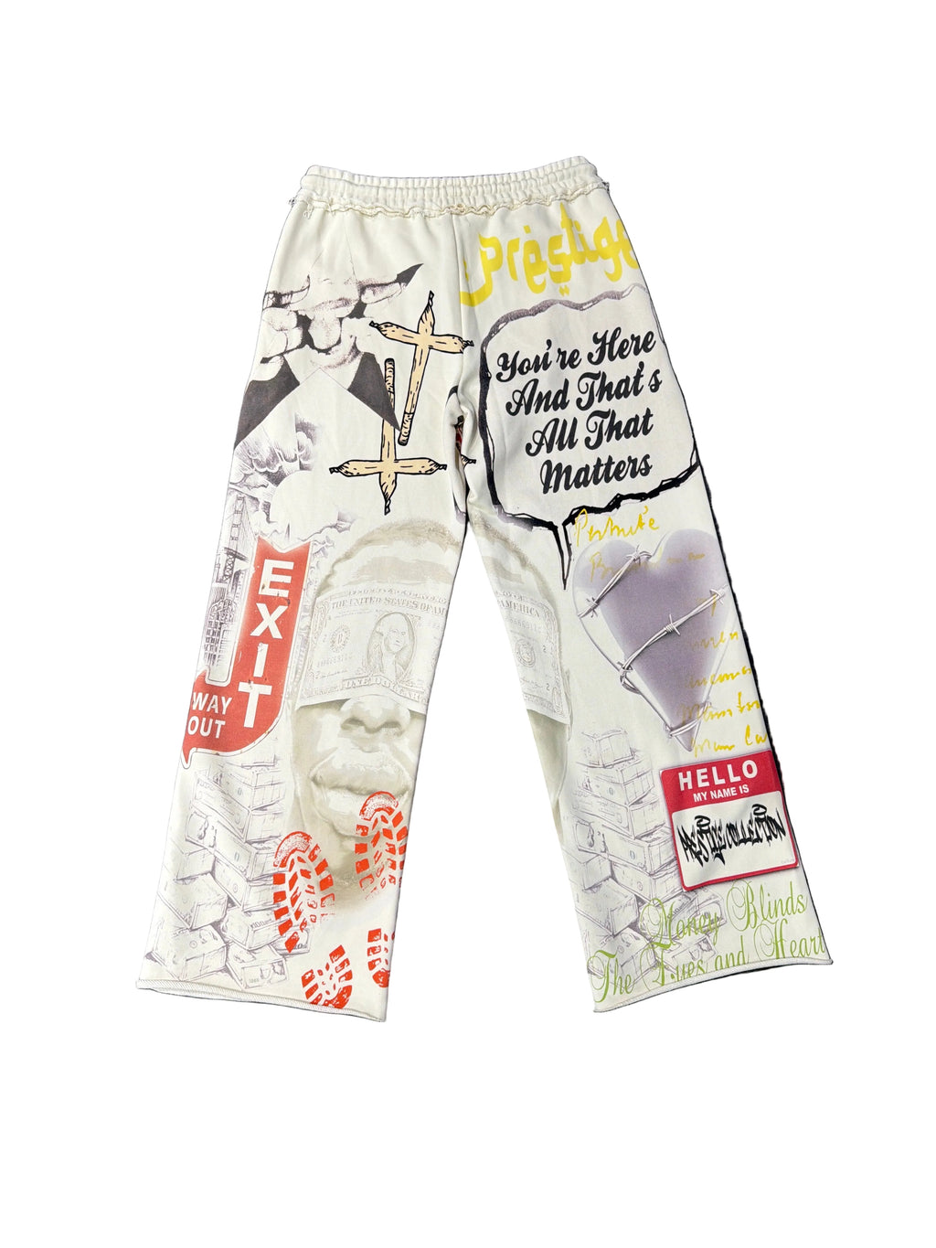 Prestige graphic sweat-pants