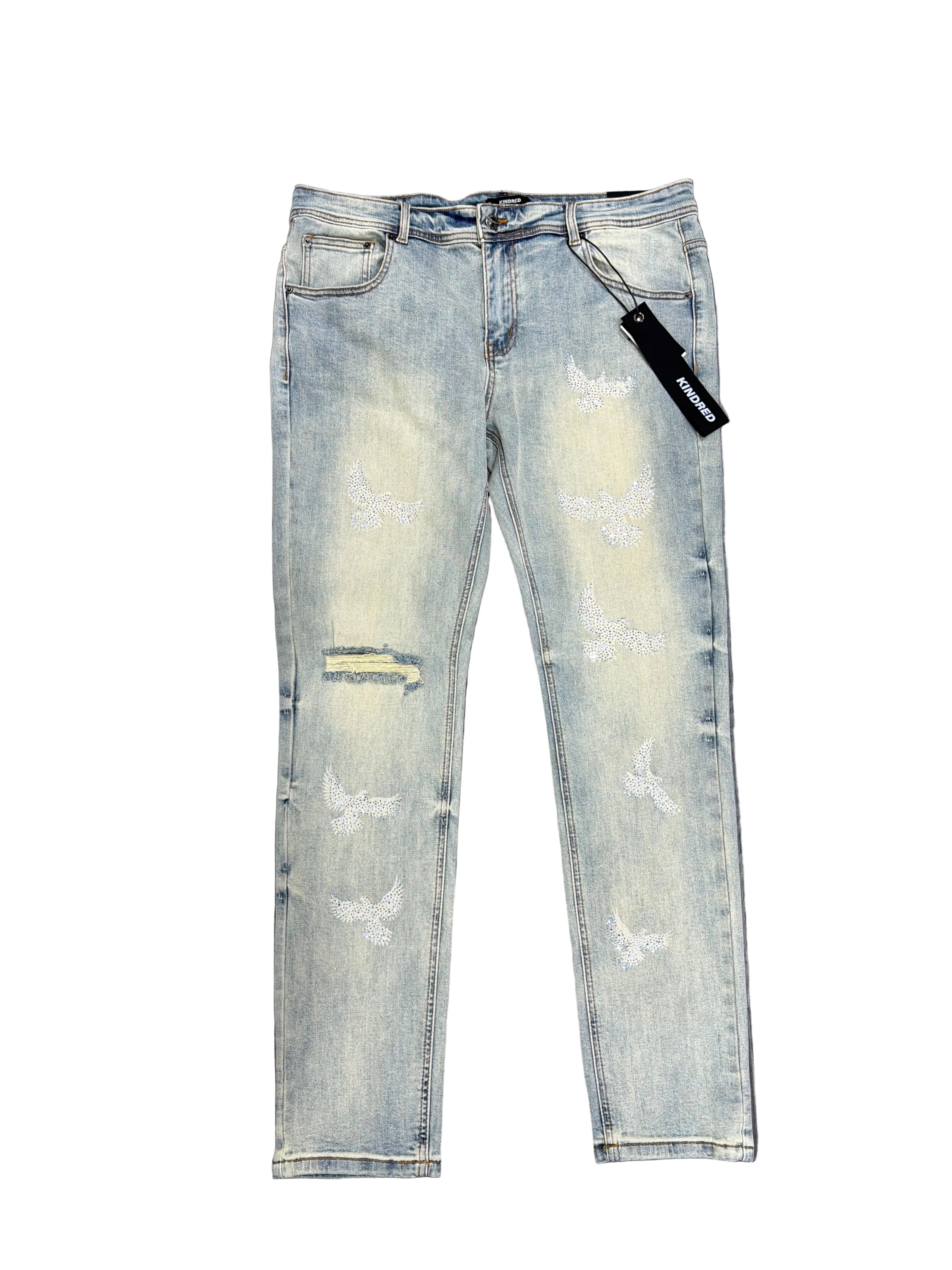 Kindred light-blue (yellow tint) jeans