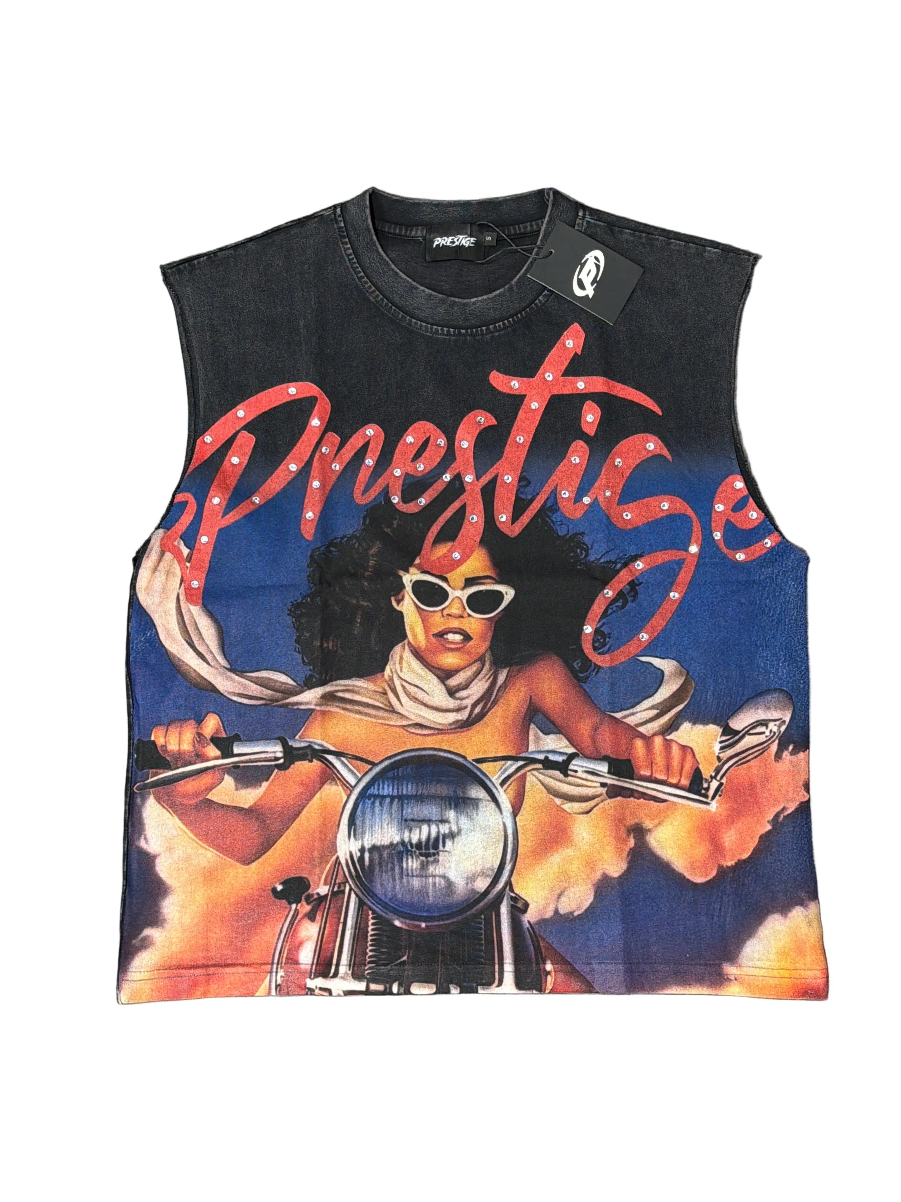 Prestige (sleeveless) graphic tee