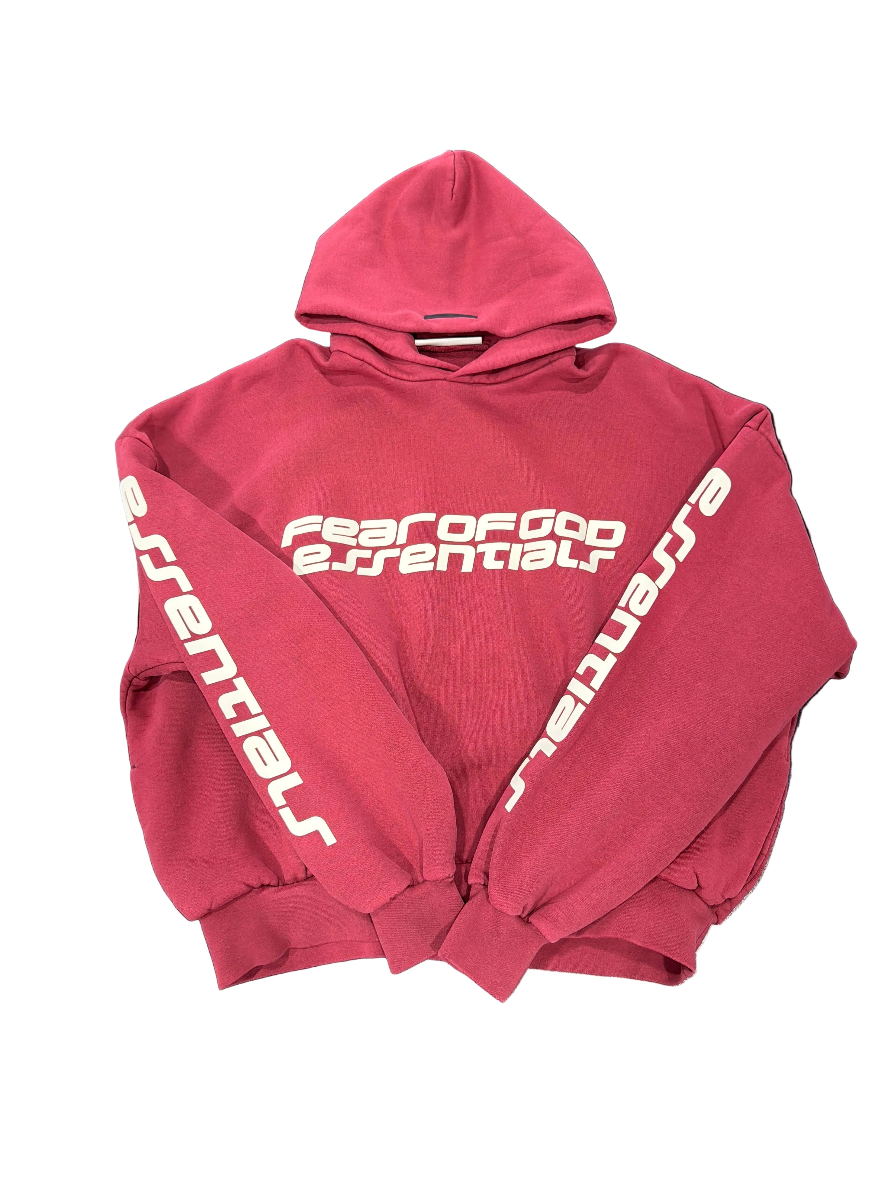 “Essentials” Fog (red) hoodie