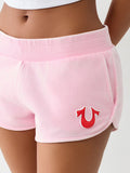 Women’s True religion (pink) big T dolphin hem (shorts)