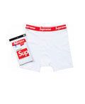 Supreme (4 pack) boxer briefs (white)