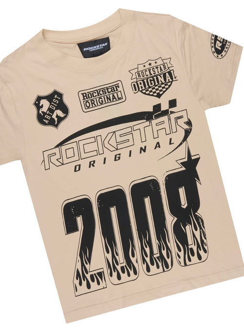Kids Rockstar original (Beige) (Top+Bottom)  set