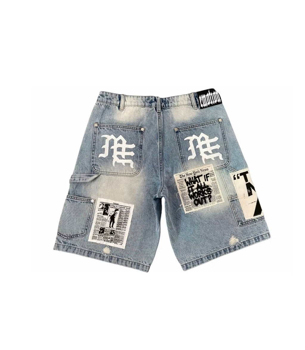 M.E Ai Denim shorts