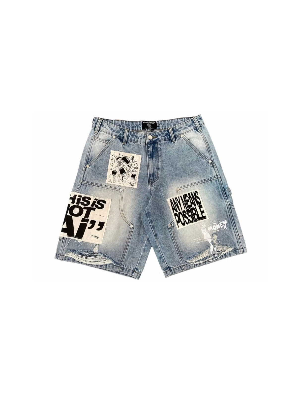 M.E Ai Denim shorts