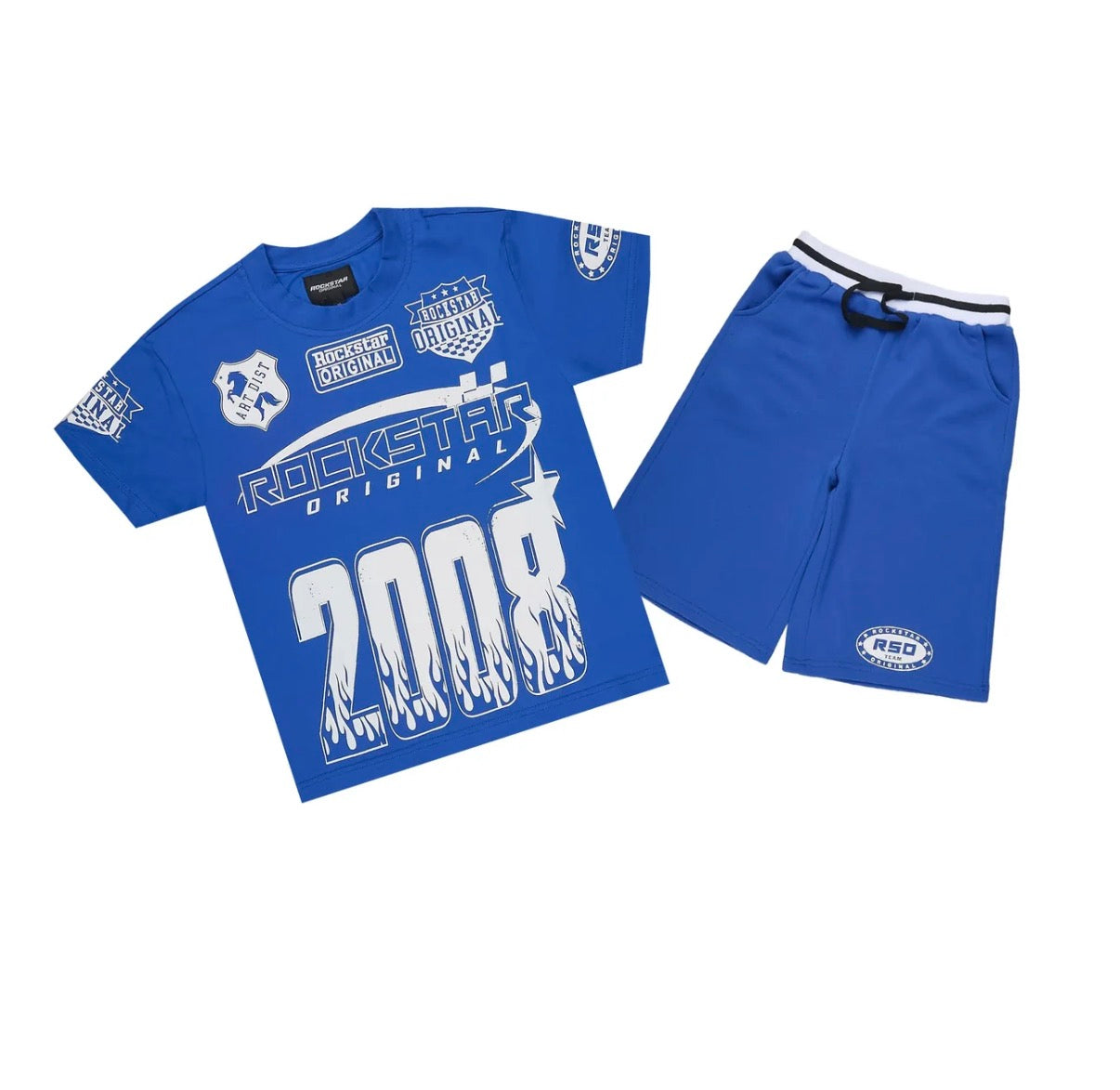 Kids Rockstar original (Blue) (Top+bottom) set