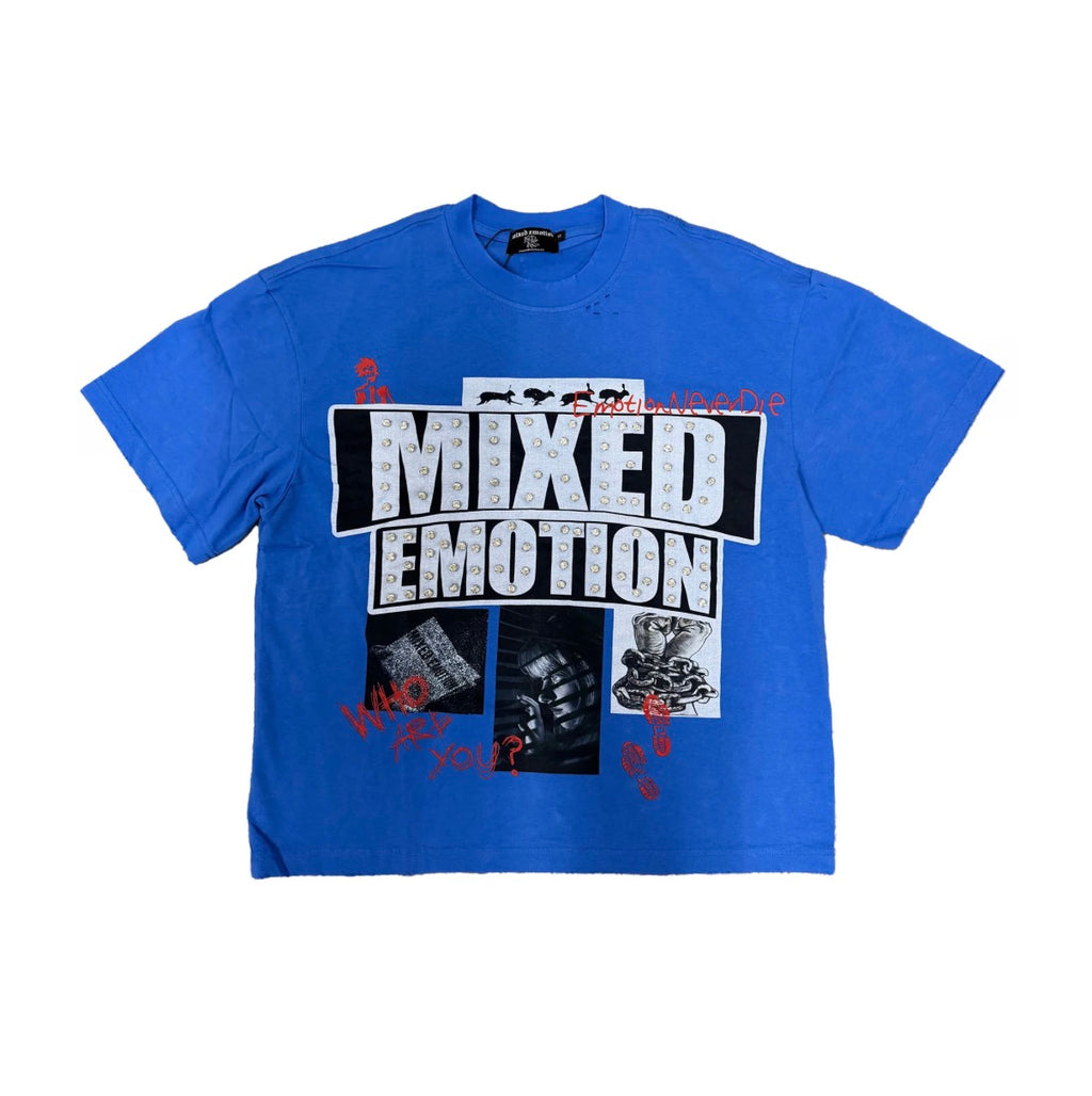 M.E (Blue) “lost identity” tee