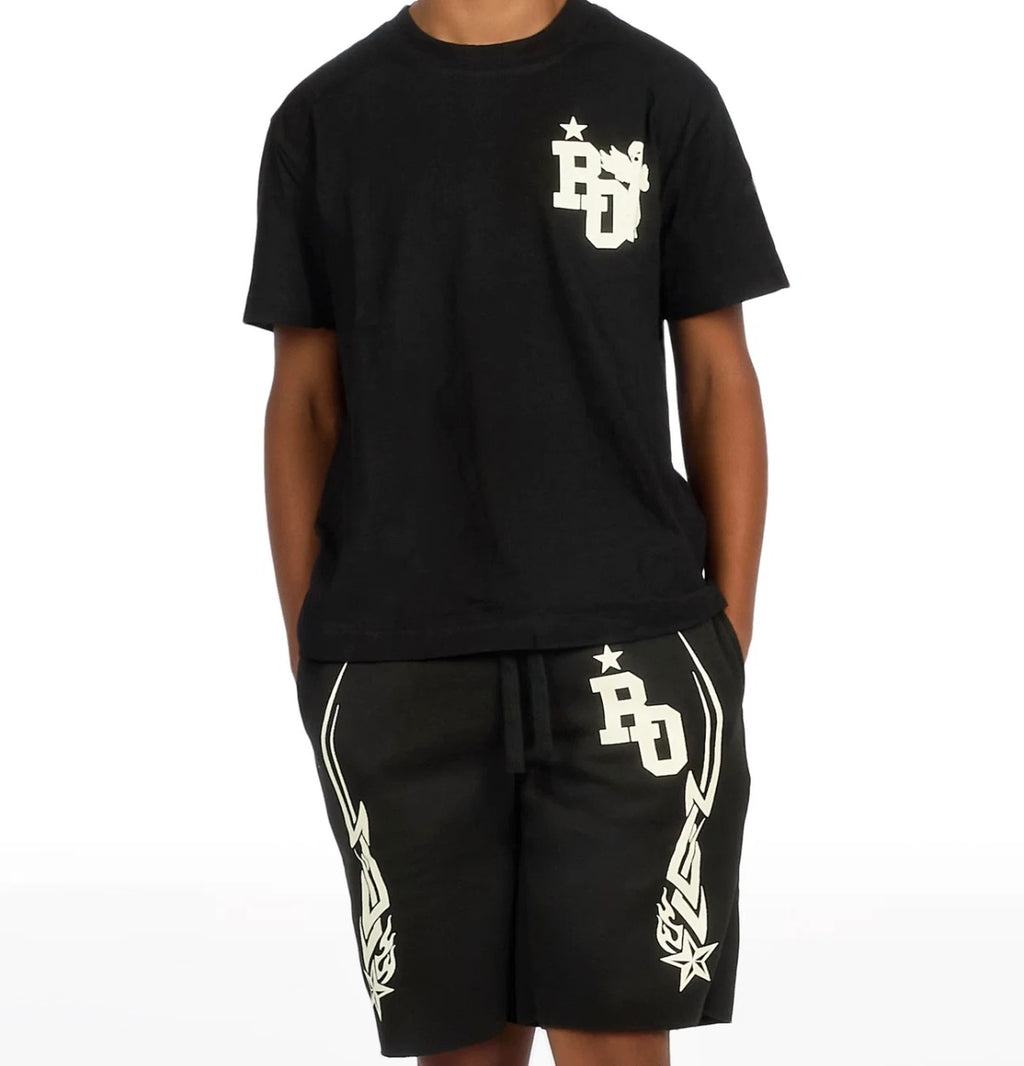 Kids Rockstar original (black) (top+bottom) set