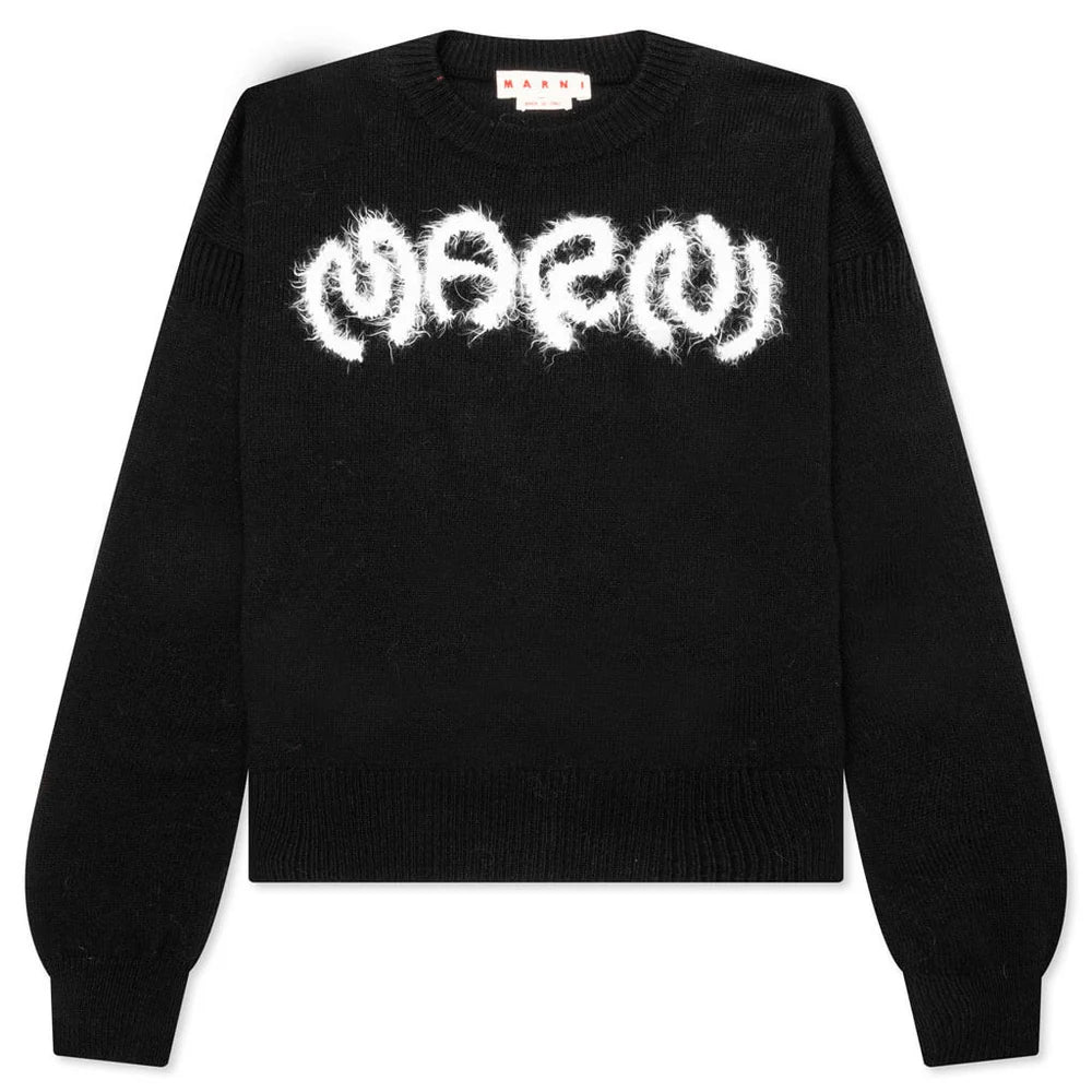 Marni round neck sweater (black)
